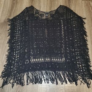 Boho Crochet Fringe Top